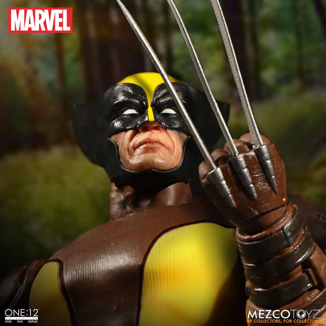 1:12 Marvel Mezco Cloth Gown Wolverine 6 Inches Marvel 2 Generation Wolf Uncle Anime Figurine Model Toy Decor Children Gift