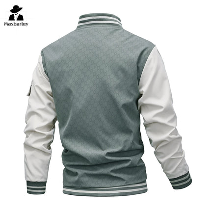 2024 New Jacket Men's Fashion Casual Slim Baseball Suit Coat Spring And Autumn High Quality Stitching Boxing Windproof Jacket