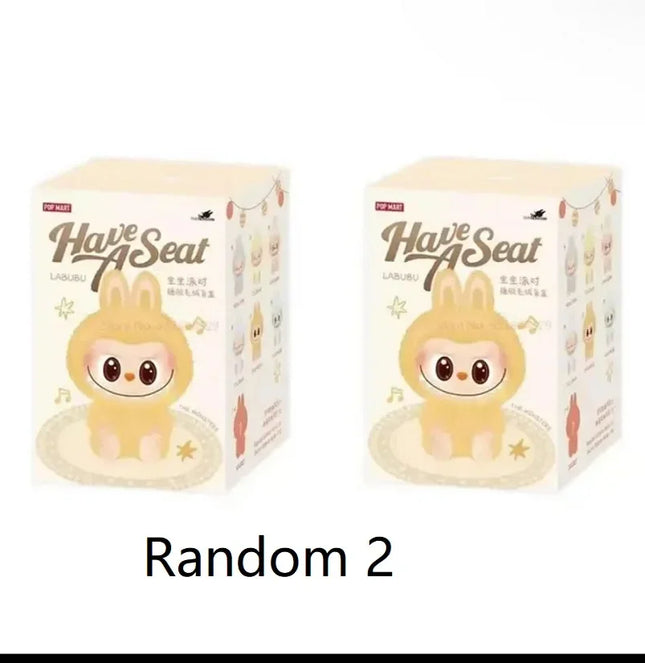 2nd generation Labcloth sitting party vinyl plush cute doll blind box party plush Christmas gift key ring children's toys