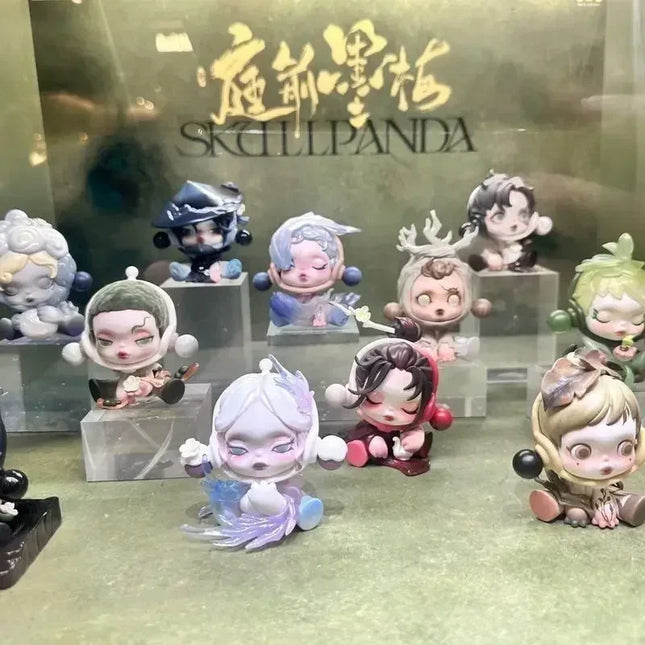 SKULLPANDA The Ink Plum Blossom Series Blind Box Toys Anime Action Figure Surprise Mystery Box Dolls Gift Copy 1:1 Made in China