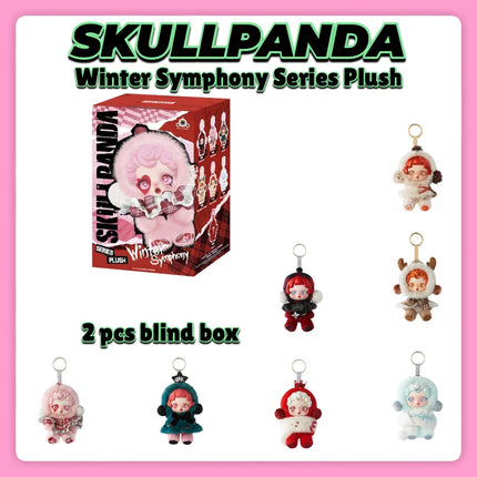 New Genuine Skullpanda Winter Music Series Pendant Sp Doll Blind Box Desktop Ornament Christmas Peripheral Exquisite Gift
