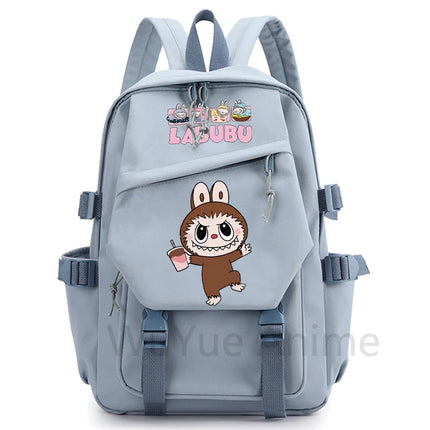Cartoon Printed Backpack Lightweight Bookbag Student Children Waterproof Schoolbag Large Capacity Bagpack Women Travel Bag Gift