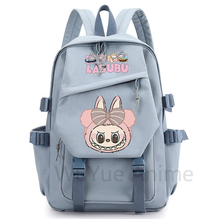 Cartoon Printed Backpack Lightweight Bookbag Student Children Waterproof Schoolbag Large Capacity Bagpack Women Travel Bag Gift