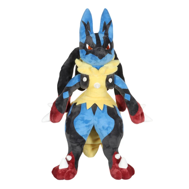 130/70cm Big Size Pokemon Lovely Lucario Plush Toys Soft Stuffed Doll Cute Throw Pillow Room Decoration Children's Birthday Gift