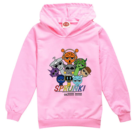 Incredibox Sprunki Hoodie for Kids Hoody Sweatshirts for Teen Boys Cartoon Coats for Girls, Casual Outerwear for Baby, Game, Hot