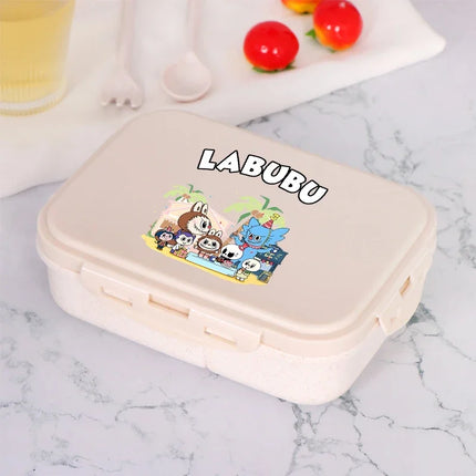 Lunch Bag Cartoon Crystal Sticker Warming Box Portable Outdoor Picnic Food Storage Bags Large Capacity Bento Boxs Gifts