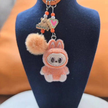 2025 New Keychain Kawaii Accessories Car Pendant Three-Dimensional Creative Diy Resin Heart Bag Accessories Desktop Ornaments