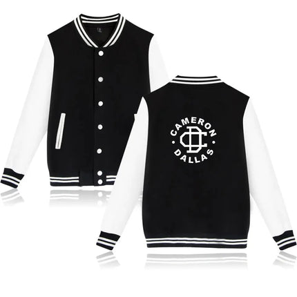 Dallas 94 printed fashion hip hop style men's women baseball jacket sport casual long sleeve hoodies sweatshirt jackets
