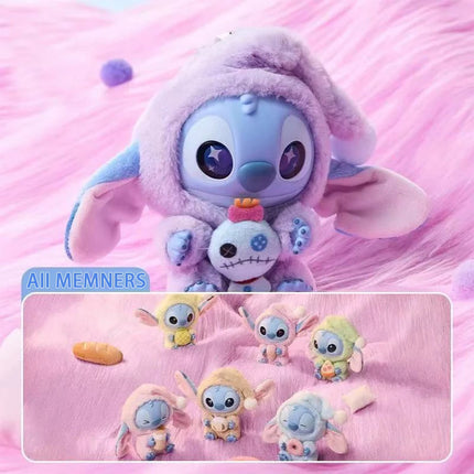 New Stitch Blind Box Bag Eat Some Thing Before Sleep Series Vinyl Pendant Cute Doll Mystery Box Fluffy Doll Birthday Gift