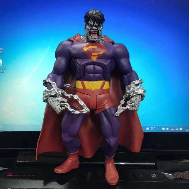 Superman 18cm Action Figure Doll Toys Model Garage Kit Cyber Superman McFarlan Toys Dark Knight Superman