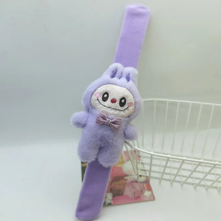 labubu Cute Plush Pop Ring Bracelet Cartoon Labubu Doll Girlfriend Couple Bracelet Creative Gift for Women