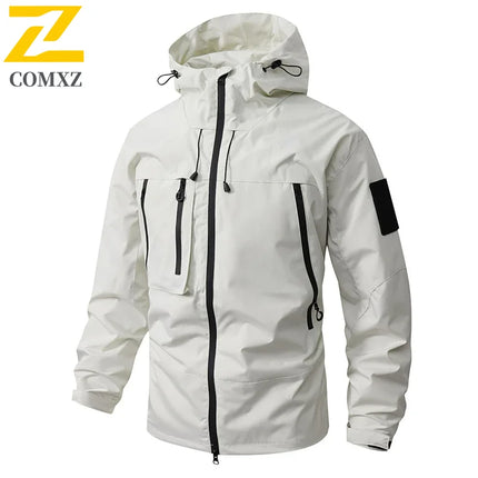 Gorpcore Hiking Jacket Male Motocross Clothing Mountain Camping Waterproof Coat Bicycle Outerwear Chaqueta Cortavientos Hombre