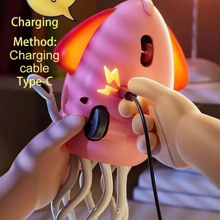 Electric Dancing Octopus fidget toys Anti-stress Anti stress luminous Music Baby Crawling  toys games for kids children Pets Cat