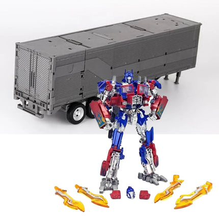 Transformation Toy Baiwei Optimus Commander Robot TW1022 Trailers Model CY01 Tactical Container TW1122 Action Deformation Figure