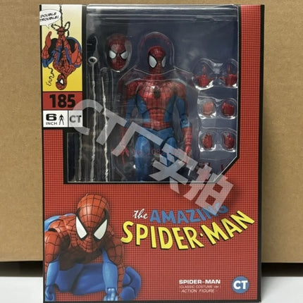 Hot Ct Toys Spiderman Figure Mafex 185 Miles Morales 2099 Classic Costume Spider-Man Action Figure Anime Mafex185 Figurine Toy
