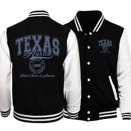 Short Miami Holiday City Letter Printing Man Jackets Moto & Biker Streetwear Loose Baseball Jersey S-5Xl Clothing