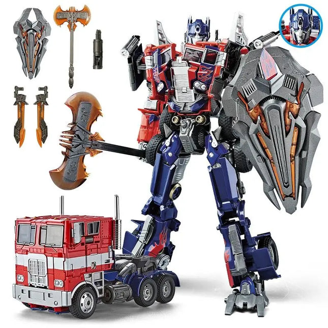 Robot Weijiang Optimus Commander W8022 Transformation Toys Model Black Apple OP Commander M01 Figure