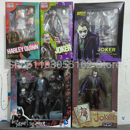 Harley Quinn Batman Action Figure Disney Mafex 015 Joker Heath Ledger The Dark Knight Collectible Toy Christmas Halloween Gift