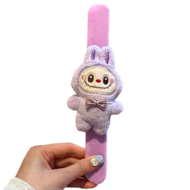2025 New Cute Plush Pop Ring Bracelet Cartoon Doll Girlfriend Couple Bracelet Creative Gift for Women