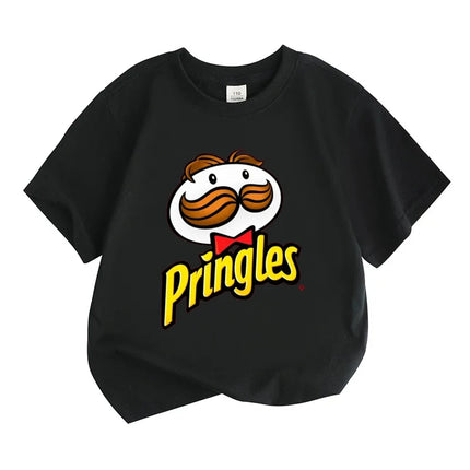 Letter Children 100% Cotton T-Shirt Combination Tee Shirts Cartoons Kawaii Kid Casual Clothes Girl Boy Harajuku Tops
