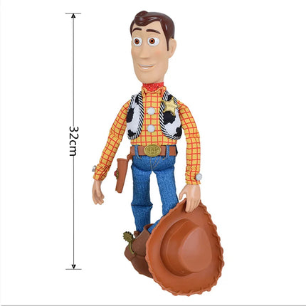 Disney Toy Story Buzz Lightyear Slinky Dog Silent Woody Speak English Light With Wings Action Figure Toys Birthday Children Gift