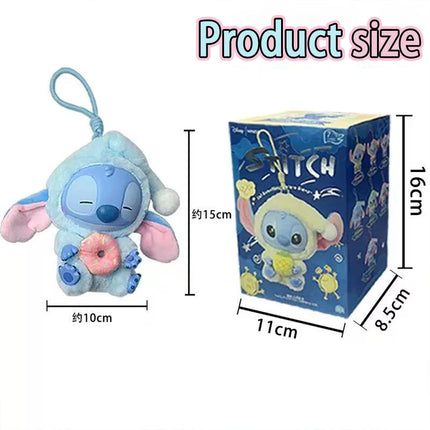 New Stitch Blind Box Bag Eat Some Thing Before Sleep Series Vinyl Pendant Cute Doll Mystery Box Fluffy Doll Birthday Gift