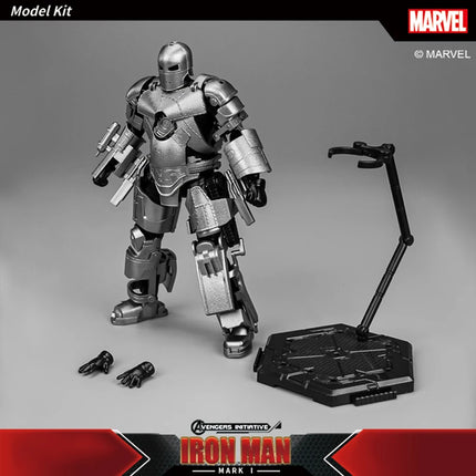 Marvel Iron Man MK1 Fondjoy Assemble Toy First Generation Iron Man ABS Material 1/12  Action Figures Toy Birthday Gifts For Boys