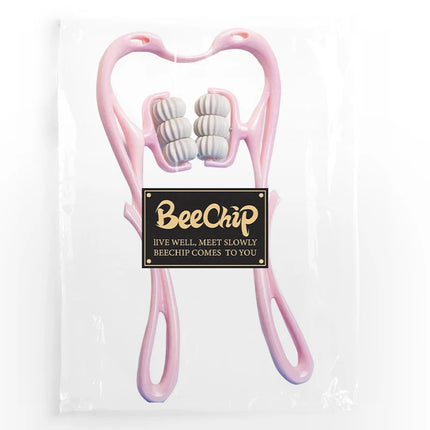 Cervical Massager Clip Neck Massage Artifact Six Wheel Neck Kneading Massager Manual Multifunctional Home Use Fatigue Relief