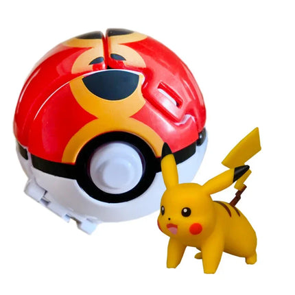 Pokemon Elf Ball Pokeball Anime Figure Cartoons Pikachu Charizard Piplup Kyogre Pocket Monster Pet Anime Action Model Toy Gifts