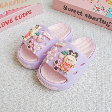 New Popular , Versatile Eva Slippers for Girls, Fashionable Double Soft-Soled Non-Slip Sandals