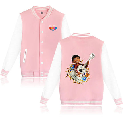Coco Baseball Jacket Men Women Hip Hop Harajuku Jackets Streetwear Kids Boys Girls Loose College Coats