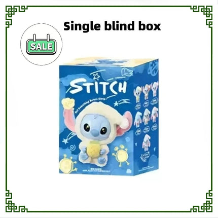 2025 Stitch Eat Some Thing Before Sleep Series Vinyl Blind Box Bag Pendant Cute Doll Mystery Box Toy Birthday Surprise Gift