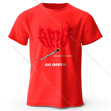 Retro Hand Drawn Match Fire T-Shirt 100% Premium Cotton Slim Fit Artistic Flame Graphic Tee for Men and Teens