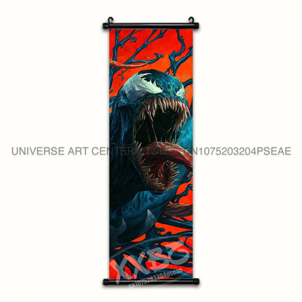 Marvel Poster Black Panther Home Decor The Avengers Wall Art Venom Hanging Painting Spider Man Scrolls Picture Wolverine Mural