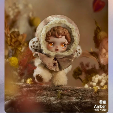 2025 Original Skullpanda Light Weaving Garden Series SP Vinyl Face Plush pendent doll blind box Mystery Box Collection Toys Gift