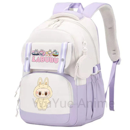Cute Printed Backpack Teenager Student Girl Boy Knapsack Large Capacity Waterproof Casual Bag Coin Purse Women Laptop Travel Bag