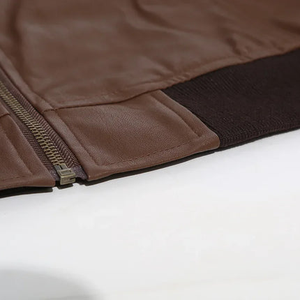 2025 Hot Sale Brand New Men's Motorcycle Leather Jacket Slim Men Leather Jacket Outer Wear Clothing For Male Garment Man Jackets