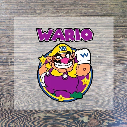 Super Mario Heat Transfer Stickers Cartoon Cute Iron on Patch Decals Clothes Sticker T-shirts Hoodie Clothing Hats DIY Applique