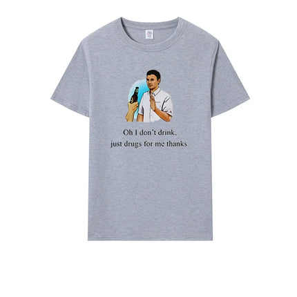 I Don't Drink T Shirt Women Funny Meme Egirl Grunge Graphic Tees Unisex Hipsters Cotton Short Sleeve Tee Fashion TShirts Clothes