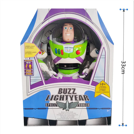 Disney Toy Story Buzz Lightyear Slinky Dog Silent Woody Speak English Light With Wings Action Figure Toys Birthday Children Gift