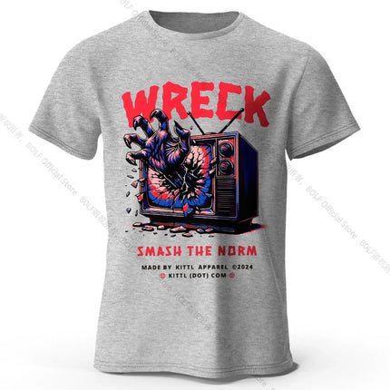 Expressive Hand-Painted T-Shirt 100% Premium Cotton Striking Graphic Tee for Bold Fashion Statements