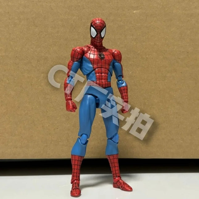 Hot Ct Toys Spiderman Figure Mafex 185 Miles Morales 2099 Classic Costume Spider-Man Action Figure Anime Mafex185 Figurine Toy