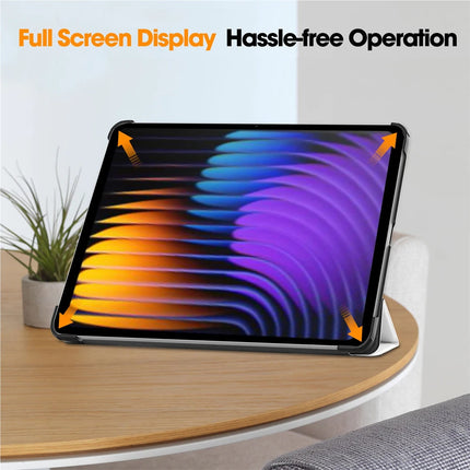 Magnetic Case For Xiaomi Pad 7 Pad7 Pro 11.2inch Tri-Folding Stand PU Leather Tablet Cover Funda for Xiaomi Pad7 7Pro 2024 Case