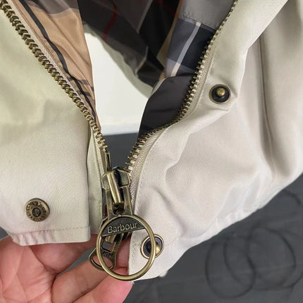 Japanese Version Of B@r Sofie Women's Wax-free Jacket Short Waterproof Trench Coat, Light And Breathable Jacket