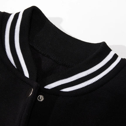 Kyoto Prefecture White Rose  Prints Men Baseball Jersey Harajuku Loose Streetwear Fashion Fleece Clothes Retro Autumn Button Top