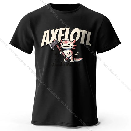 100% Cotton Playful Cartoon Animals Tee - Hand-drawn Adorable Creatures Design with Ultra Soft Fabric for Daily Casual