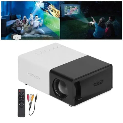 YG300 Projector Smart Home Theater HD Projector Portable Projector Mini Projector Mobile Phone Projection 1080 Outdoor Projecton