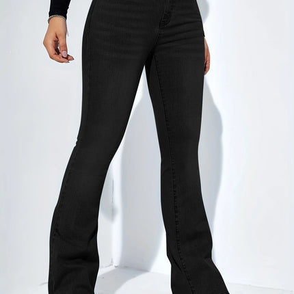 Women's new micro-La jeans high waist stretch comfortable all-match