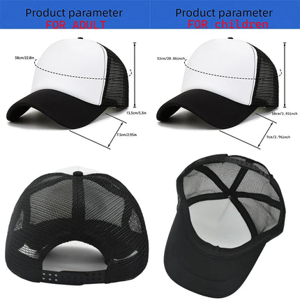 Disney Stitch Parent-child Baseball Cap Anime Cartoon Fashion Peaked Cap Men Women Kids Summer Sunscreen Shading Hat mesh Hats