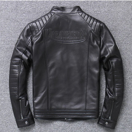 Sheepskin 100% Real Coat Men Autumn Winter Clothes Men's Leather Jacket 2023 Streetwear Moto Bliker Genuine Leathers 680